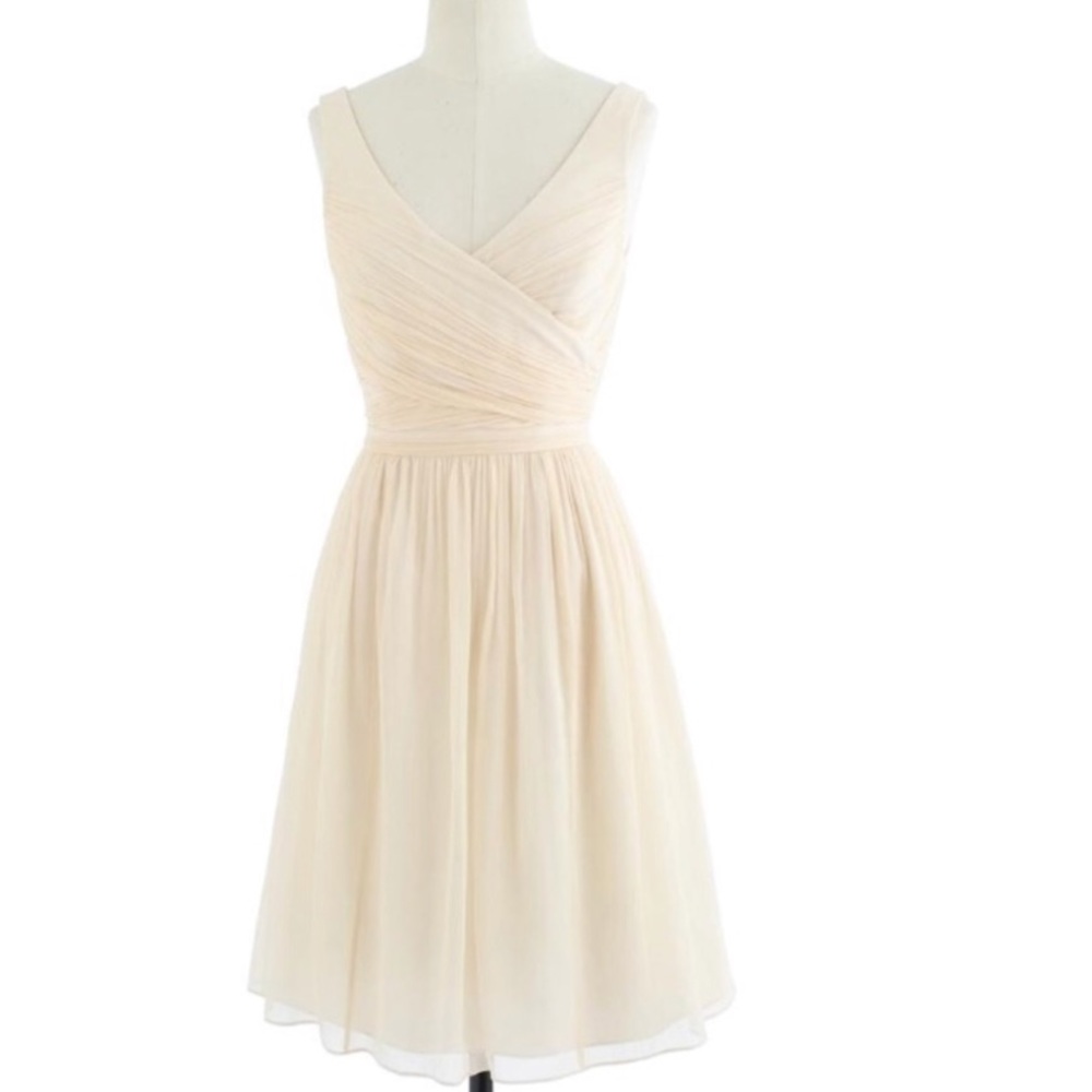 J. Crew Heidi Dress in Champagne